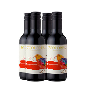 7 Colores Cabernet Sauvignon 187 ml x 4 Botellas (pequeñas)