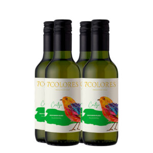 7 Colores Sauvignon Blanc 187 ml x 4 Botellas (pequeñas)