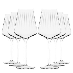 Stölzle Lausitz Copas de Cristal Symphony Bordeaux 645ml – Caja de 6 Unidades