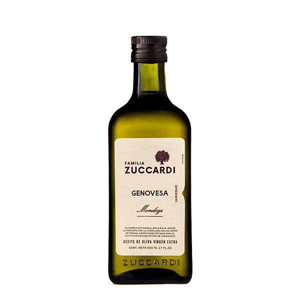 Aceite de Oliva Genovesa Extra Virgen Familia Zuccardi 500 ml.