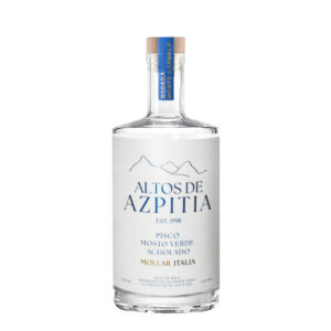 Altos de Azpitia Pisco Mosto Verde Acholado Mollar-Italia 500 ml.