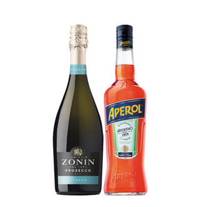 Cocktail Pack Zonin Spritz: Aperol Aperitivo 750ml + Prosecco Zonin 750ml