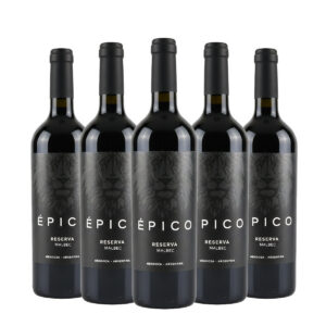 Épico Malbec Reserva 750 ml. x 5 Botellas