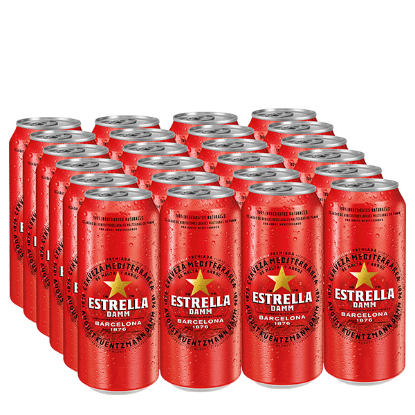 Estrella Damm 500 ml. x 24 Latas