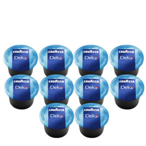 Lavazza Café Blue Dek Descaffeinato x 10 Cápsulas – Compatibles con Cafeteras Lavazza Blue
