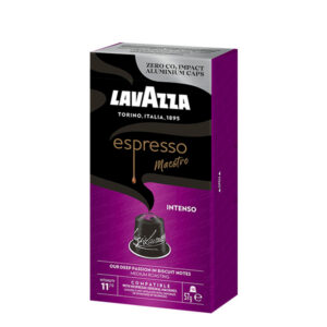 Lavazza Cápsulas de Café Espresso Maestro Intenso Compatible con Nespresso®Original. x 10 Und.