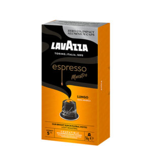 Lavazza Cápsulas de Café Espresso Maestro Lungo Compatible con Nespresso®Original. x 10 Und.