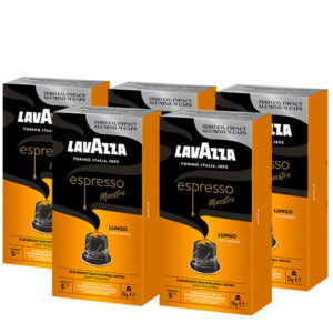 Lavazza Cápsulas de Café Espresso Maestro Lungo Compatible con Nespresso®Original. x 50 Cápsulas