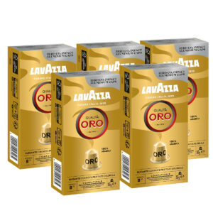 Lavazza Cápsulas de Café Qualità Oro Compatible con Nespresso®Original. x 50 Cápsulas
