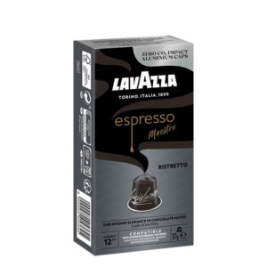 Lavazza Cápsulas de Café Espresso Maestro Ristretto Compatible con Nespresso®Original. x 10 Und.