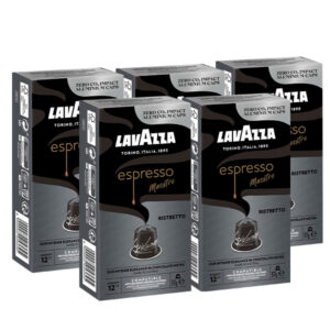 Lavazza Cápsulas de Café Espresso Maestro Ristretto Compatible con Nespresso®Original. x 50 Cápsulas