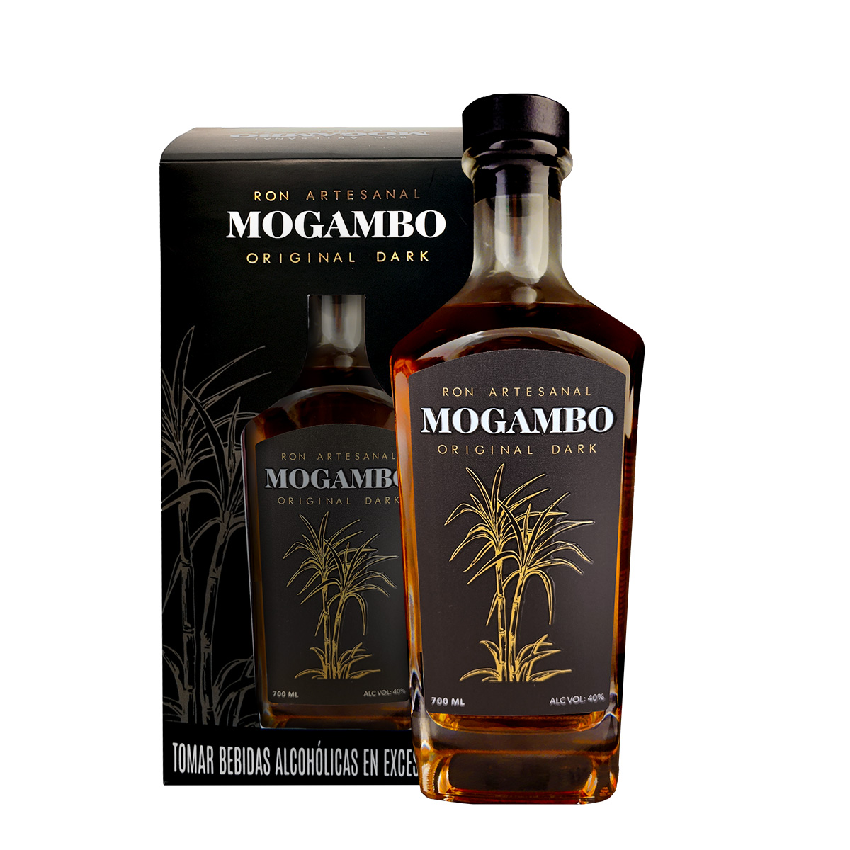Mogambo Ron Artesanal Original Dark 700 ml.