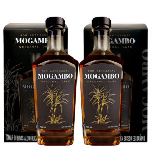 Mogambo Ron Artesanal Original Dark 700 ml. x 2 Botellas