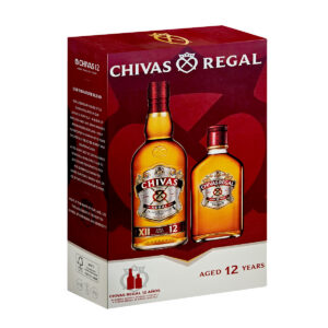 Pack Chivas Regal 12 Años 700ml. + Chivas Regal 12 Años 200ml. (Botella Pequeña)