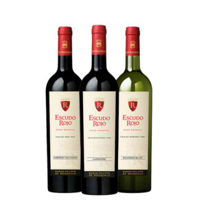 Pack Escudo Rojo Gran Reserva: Carmenere, Cabernet Sauvignon y Sauvignon Blanc