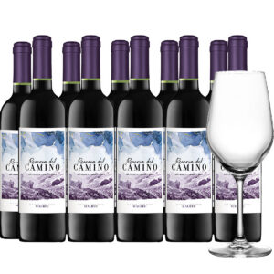 Reserva del Camino Malbec 750 ml. x 10 Botellas + REGALO: Copa de Cristal