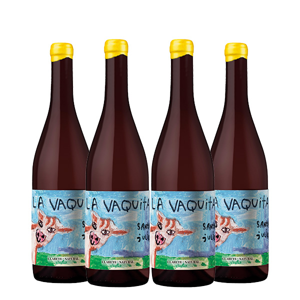 Santa Julia La Vaquita Clarete Natural 750 ml. x 4 Botellas