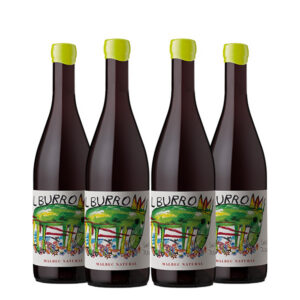 Santa Julia El Burro Malbec Natural 750 ml. x 4 Botellas