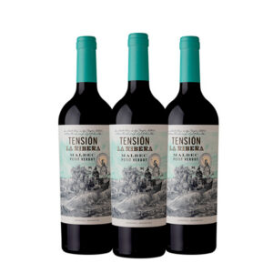 Tensión La Ribera Malbec Petit Verdot 750 ml. x 3 Botellas