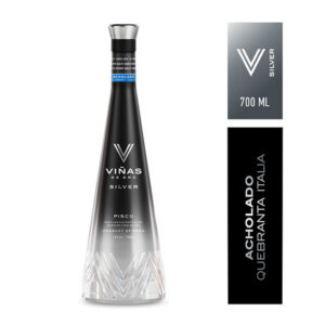 Viñas de Oro Pisco Acholado Quebranta Italia Silver 700 ml.