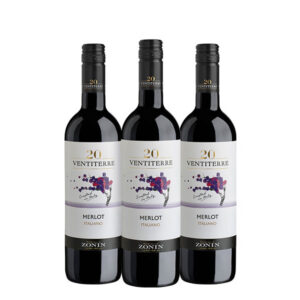 Zonin Ventiterre Merlot 750 ml. x 3 Botellas
