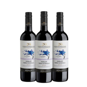 Zonin Ventiterre Merlot Nero D´Avola 750 ml. x 3 Botellas