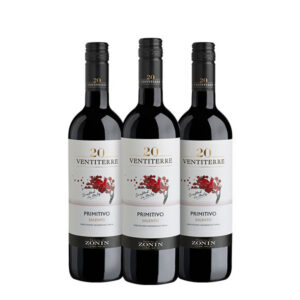 Zonin Ventiterre Primitivo Salento 750 ml. x 3 Botellas