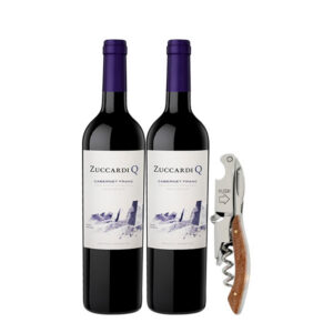 Zuccardi Q Cabernet Franc 750 ml. x 2 Botellas + REGALO: Sacacorchos Profesional