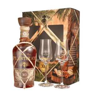 Gift Pack Ron Planteray (Plantation) 20 Anniversary XO + 2 Copas