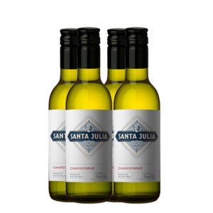 Santa Julia Chardonnay 187 ml. x 4 Botellas (pequeñas)