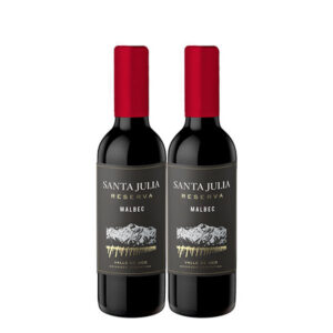 Santa Julia Malbec Reserva 375 ml. x 2 Botellas (medianas)